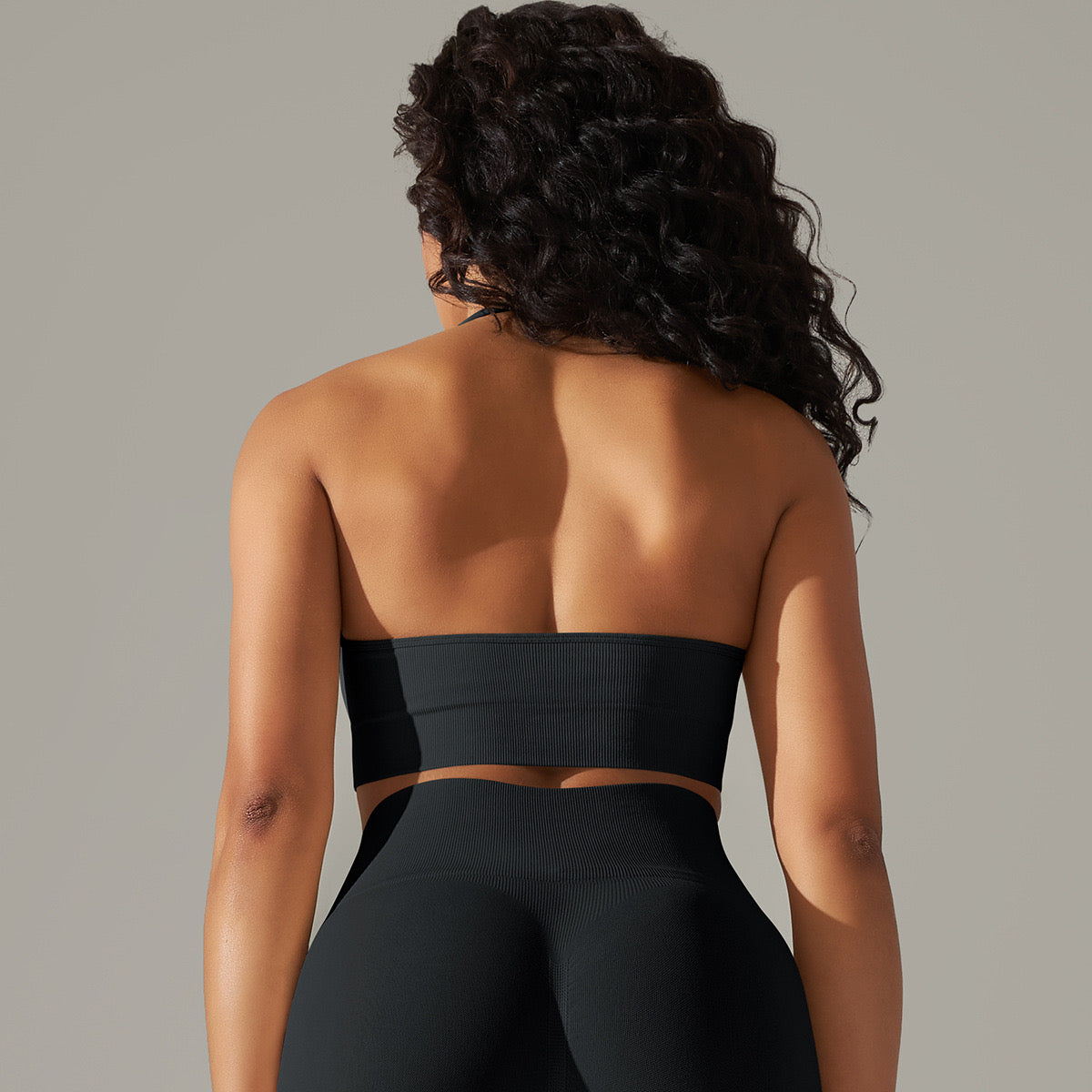 SAS Black Open Back Top