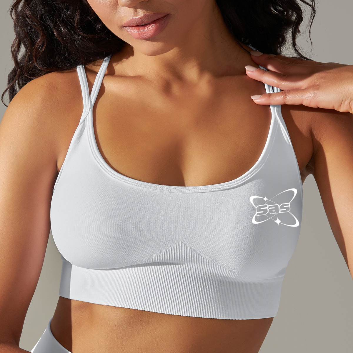 SAS White Gym Top